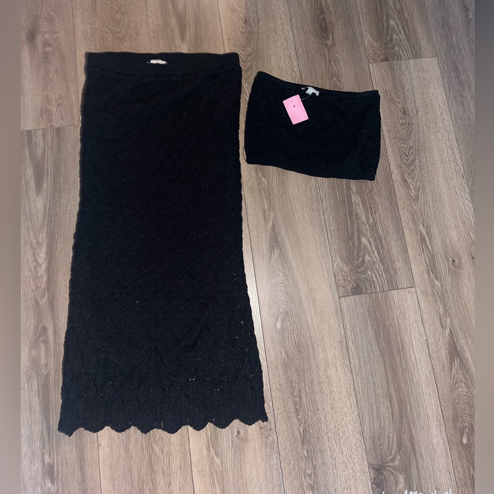 NWT FRESHMAN 1996 knit crochet set